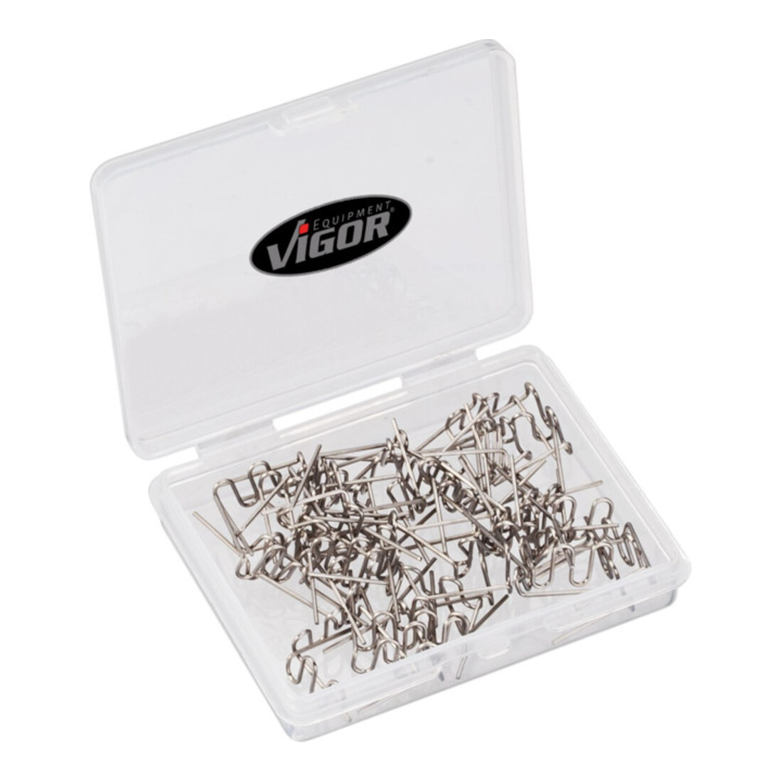 VIGOR Agrafes en U 0,6 mm V3676, 100 pièces