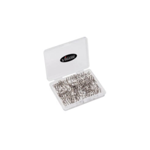 VIGOR Agrafes en U 0,8 mm V3677, 100 pièces