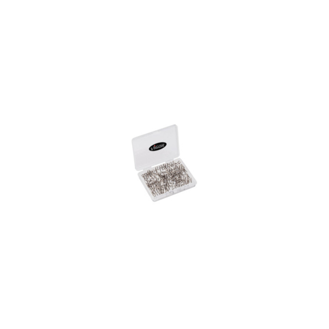 VIGOR Agrafes en U 0,8 mm V3677, 100 pièces