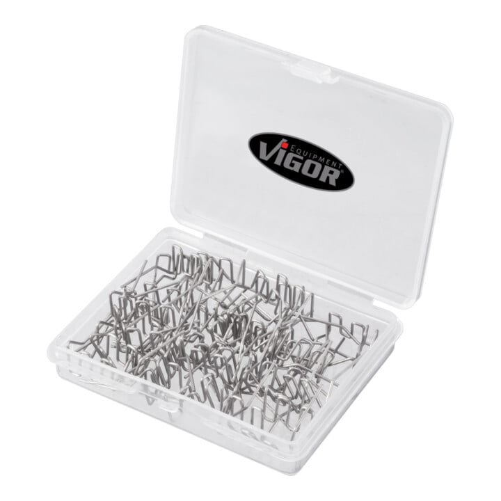 VIGOR Agrafes en U 0,8 mm V3677, 100 pièces