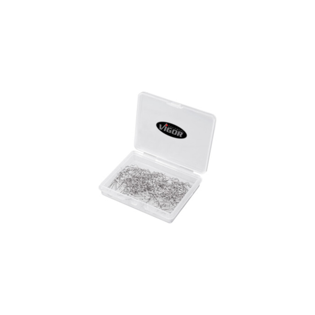VIGOR Agrafes en V, format V 0,6 mm V3671, lot de 100 outils