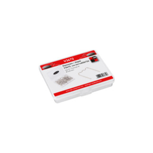 VIGOR Agrafes en W 0,8 mm V3672, lot de 100 pièces