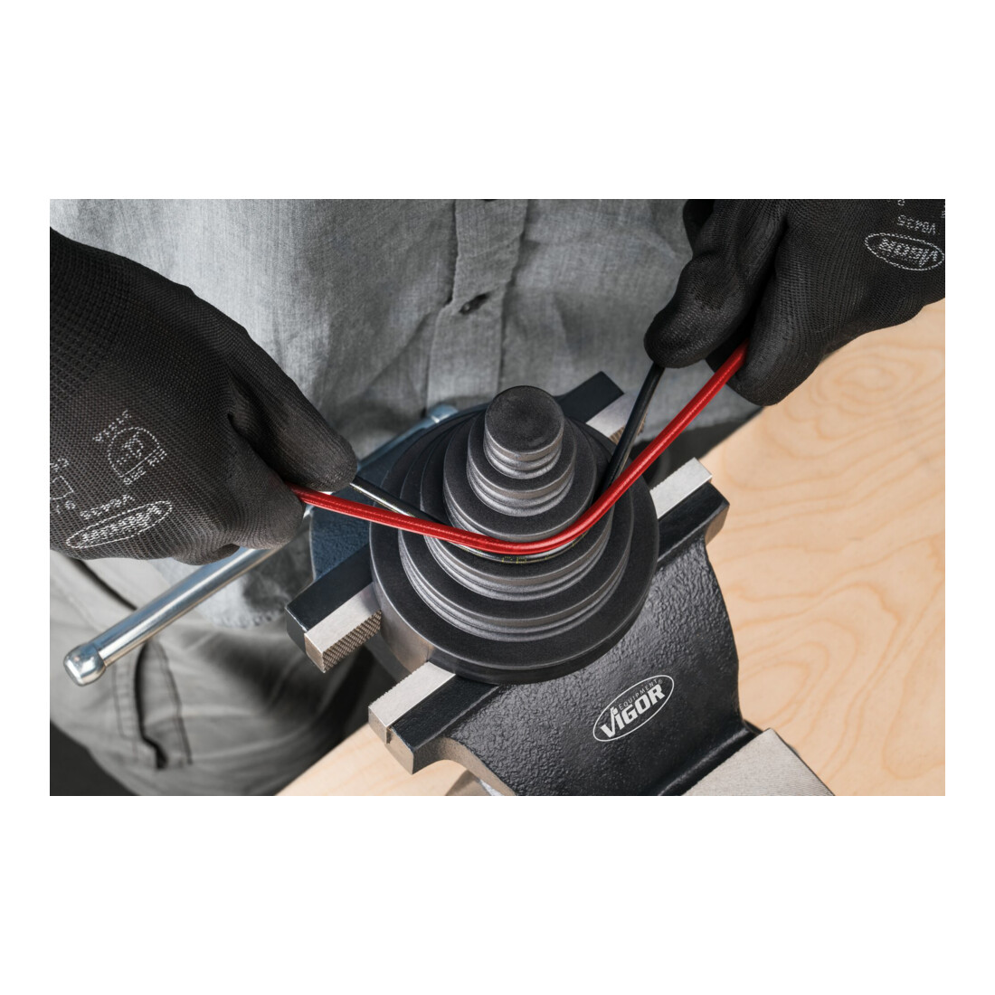 VIGOR Appareil de cintrage pour tuyauterie de frein ⌀ 4,75 mm V7259