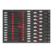 VIGOR Assortimento di bussole V6809, 62pz.
