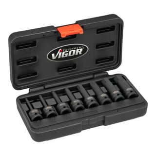 VIGOR Assortimento di inserti resistenti per avvitatori a percussione V7019