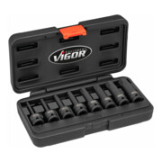 VIGOR Assortimento di inserti resistenti per avvitatori a percussione V7019