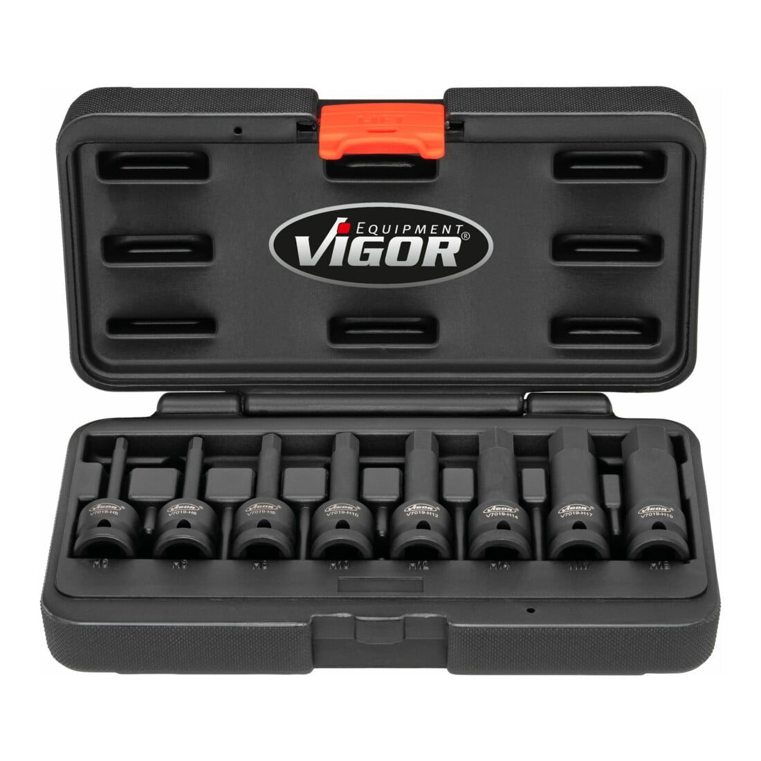 VIGOR Assortimento di inserti resistenti per avvitatori a percussione V7019