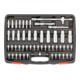 VIGOR Attacco quadro interno 6,3 = 1/4", attacco quadro interno 10 = 3/8", 12,5 = set di chiavi a bussola 1/2" V2461 quadro cavo 6,3 mm (1/4"), quadro cavo 10 mm (3/8")-2