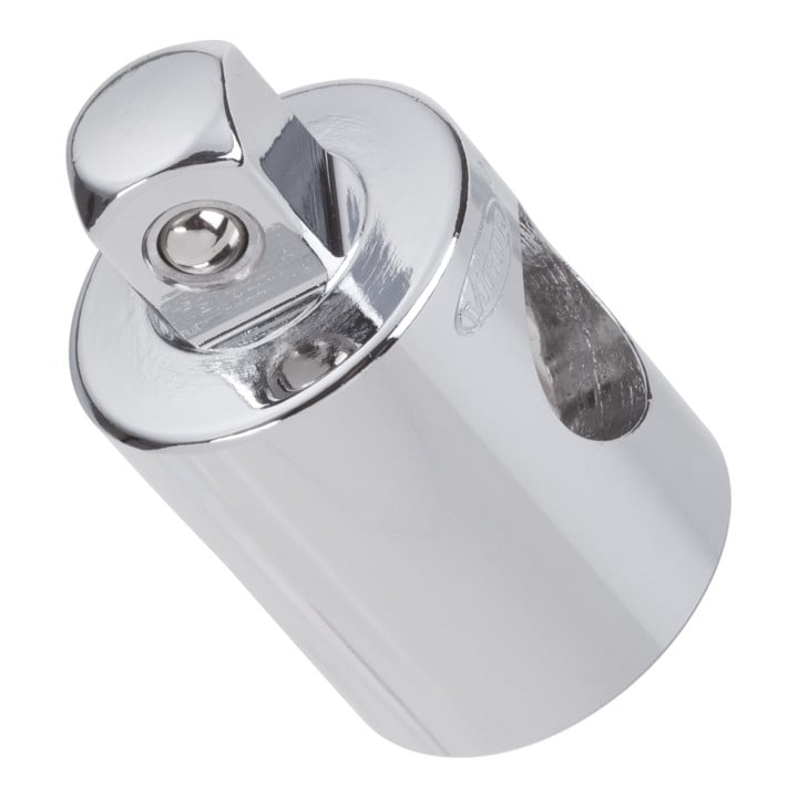 VIGOR Außenvierkant Antrieb 10 = 3/8 Zoll Innenvierkant Antrieb 12,5 = 1/2 Zoll Schiebestück / Adapter V2116 Vierkant hohl 12,5 mm (1/2 Zoll) Vierkant massiv 10 mm (3/8 Zoll) Gesamtlänge: 40 mm