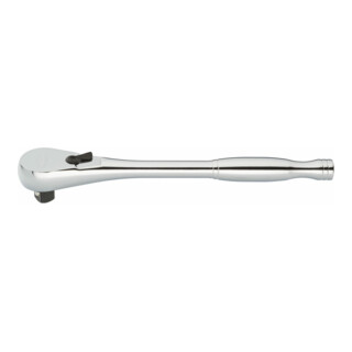 VIGOR Außenvierkant Antrieb 12,5 = 1/2 Zoll Feinzahn-Umschaltknarre V4946-S Vierkant massiv 12,5 mm (1/2 Zoll) Gesamtlänge: 250 mm