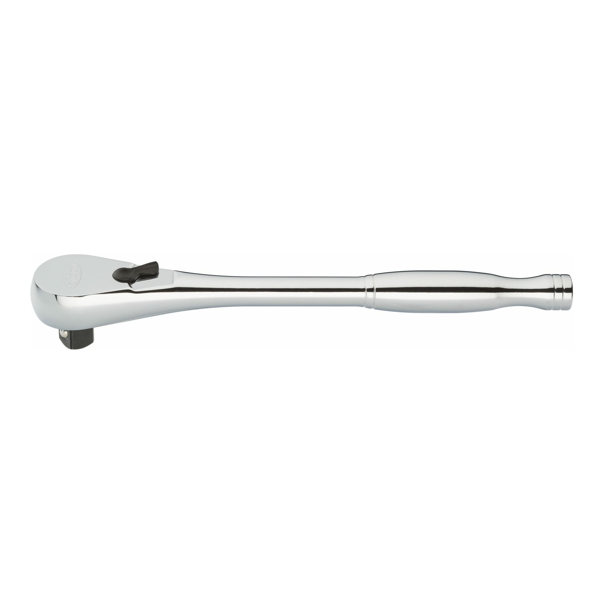 VIGOR Außenvierkant Antrieb 12,5 = 1/2 Zoll Feinzahn-Umschaltknarre V4946-S Vierkant massiv 12,5 mm (1/2 Zoll) Gesamtlänge: 250 mm