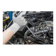VIGOR Außenvierkant Antrieb 12,5 = 1/2 Zoll Feinzahn-Umschaltknarre V4946 Vierkant massiv 12,5 mm (1/2 Zoll) Gesamtlänge: 380 mm-4