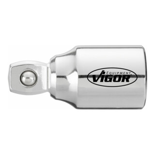 VIGOR Außenvierkant Antrieb 12,5 = 1/2 Zoll Innenvierkant Antrieb 12,5 = 1/2 Zoll Schwenkbare Verlängerung V4317 Vierkant hohl 12,5 mm (1/2 Zoll) Vierkant massiv 12,5 mm (1/2 Zoll) Gesamtlänge: 50 mm