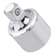 VIGOR Außenvierkant Antrieb 12,5 = 1/2 Zoll Innenvierkant Antrieb 20 = 3/4 Zoll Adapter V2111 Vierkant hohl 20 mm (3/4 Zoll) Vierkant massiv 12,5 mm (1/2 Zoll) Gesamtlänge: 50 mm-3