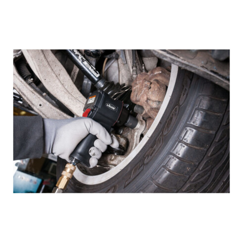 VIGOR Außenvierkant Antrieb 12,5 = 1/2 Zoll Schlagschrauber, Mini V5671 ∙ 1000 Nm ∙ Vierkant massiv 12,5 mm (1/2 Zoll) ∙ Jumbo Hammer-Schlagwerk