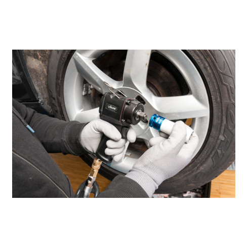 VIGOR Außenvierkant Antrieb 12,5 = 1/2 Zoll Schlagschrauber, Mini V5671 ∙ 1000 Nm ∙ Vierkant massiv 12,5 mm (1/2 Zoll) ∙ Jumbo Hammer-Schlagwerk