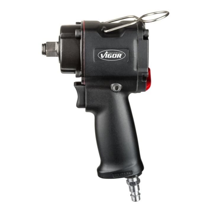 VIGOR Außenvierkant Antrieb 12,5 = 1/2 Zoll Schlagschrauber, Mini V5671 ∙ 1000 Nm ∙ Vierkant massiv 12,5 mm (1/2 Zoll) ∙ Jumbo Hammer-Schlagwerk