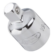 VIGOR Außenvierkant Antrieb 6,3 = 1/4 Zoll Innenvierkant Antrieb 10 = 3/8 Zoll Adapter V2071 Vierkant hohl 10 mm (3/8 Zoll) Vierkant massiv 6,3 mm (1/4 Zoll) Gesamtlänge: 27 mm-3