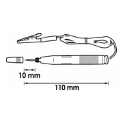 VIGOR Autolichtprüfer V1722 Gesamtlänge: 110 mm-4