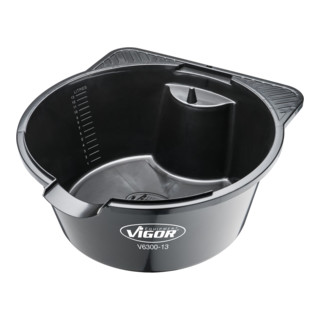 VIGOR Bac de vidange d’huile 13 l V6300-13