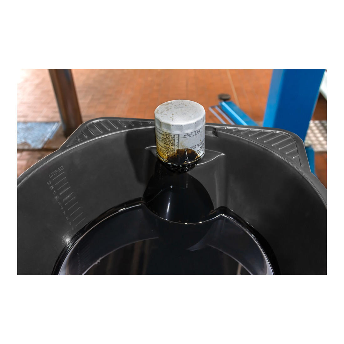 VIGOR Bac de vidange d’huile 8 l V6300-8