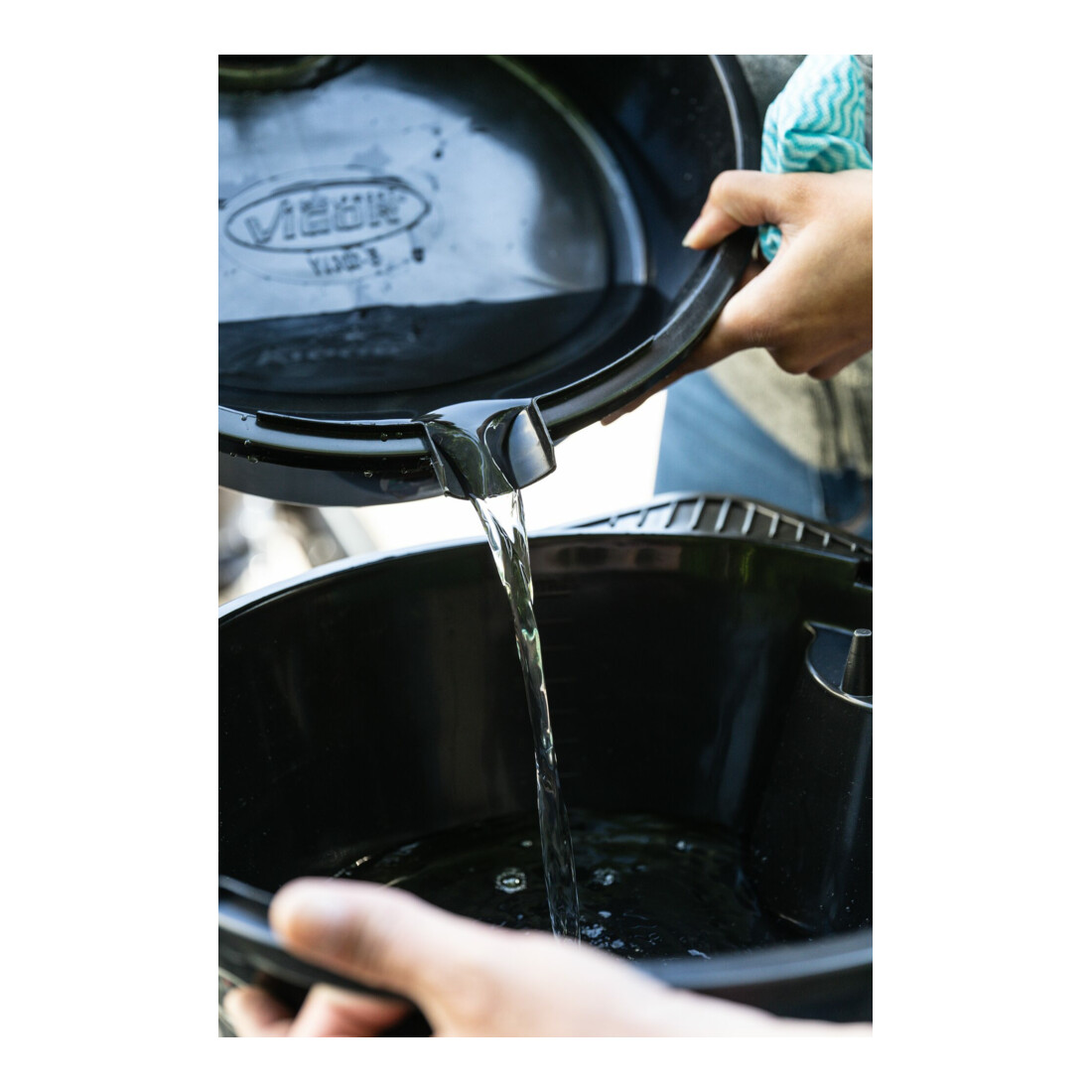 VIGOR Bac de vidange d’huile 8 l V6300-8