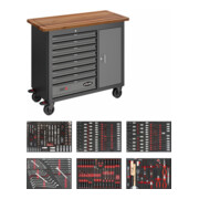 VIGOR Banco da lavoro 1000 V5158, L=1091mm, 375pz.