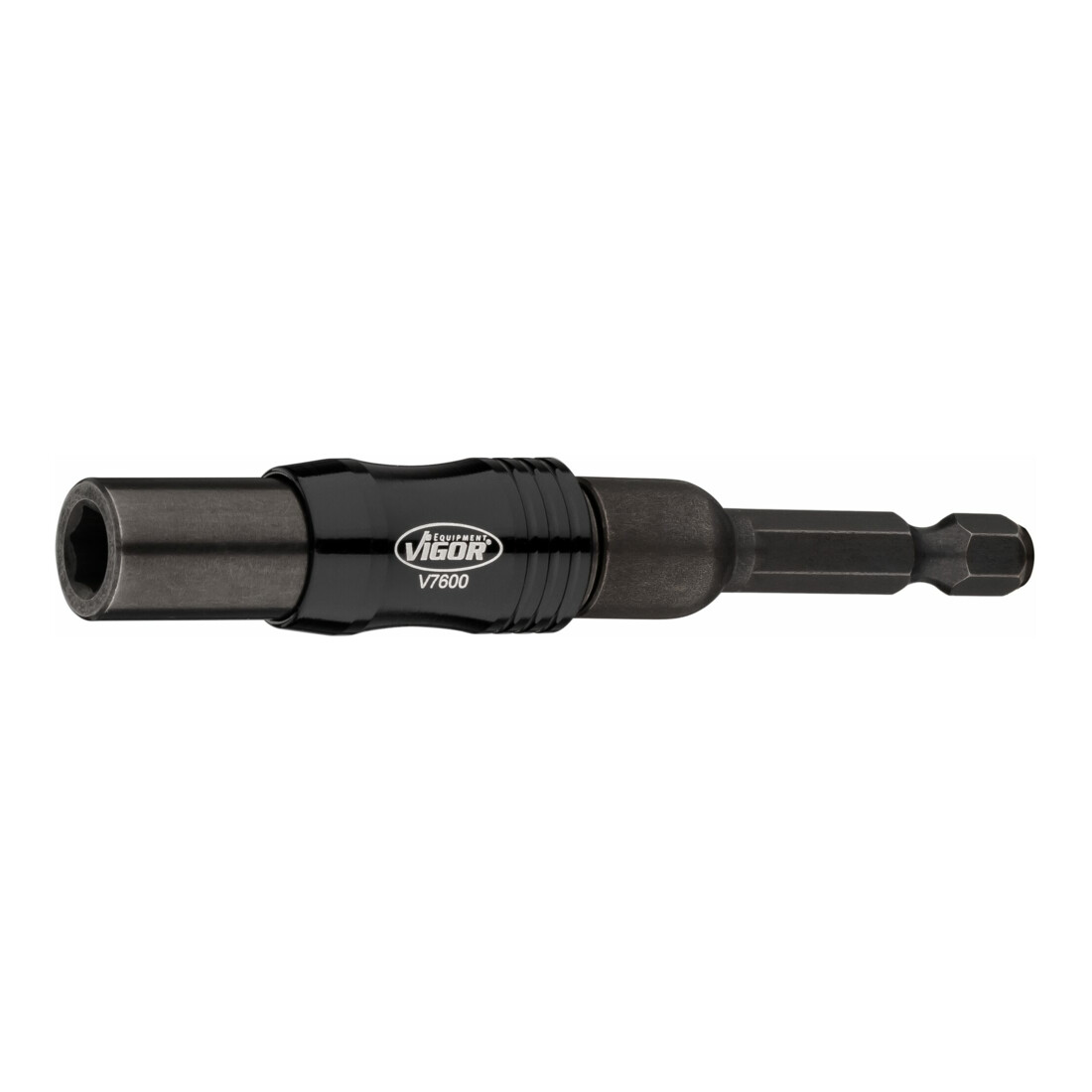 VIGOR Bithalter, mit Gelenk, V7600, 1/4 Zoll (6,3 mm) Sechskant 1/4 Zoll (6,3 mm) Sechskant 88 mm
