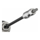 VIGOR Bithalter, mit Gelenk, V7600, 1/4 Zoll (6,3 mm) Sechskant 1/4 Zoll (6,3 mm) Sechskant 88 mm