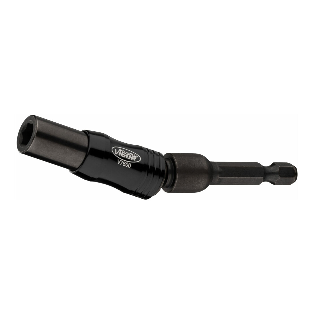 VIGOR Bithalter, mit Gelenk, V7600, 1/4 Zoll (6,3 mm) Sechskant 1/4 Zoll (6,3 mm) Sechskant 88 mm
