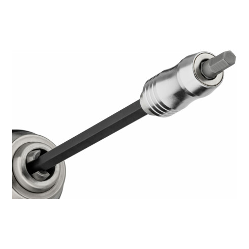 VIGOR Bithalter, mit Gelenk, V7600, 1/4 Zoll (6,3 mm) Sechskant 1/4 Zoll (6,3 mm) Sechskant 88 mm