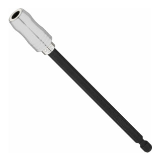 VIGOR Bithalter, mit Magnetring, lang, V7601-150, 1/4 Zoll (6,3 mm) Sechskant 1/4 Zoll (6,3 mm) Sechskant 150 mm