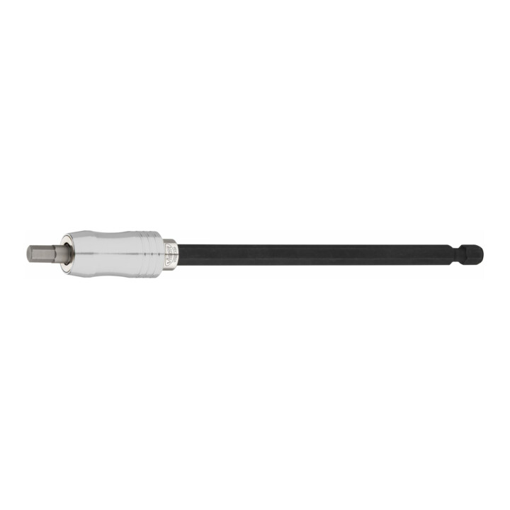 VIGOR Bithalter, mit Magnetring, lang, V7601-150, 1/4 Zoll (6,3 mm) Sechskant 1/4 Zoll (6,3 mm) Sechskant 150 mm