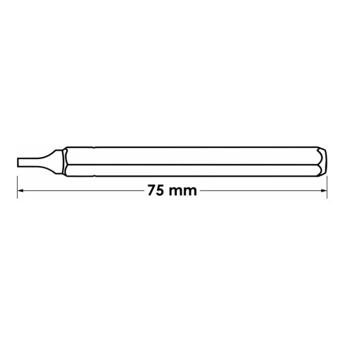 VIGOR Boîte d’embouts V5502 hexagonaux massifs 6,3 (1/4 pouce), fente, hexagone intérieur, cruciforme PH, Pozidriv PZ, TX intérieur, TX anti-effraction, 32 outils