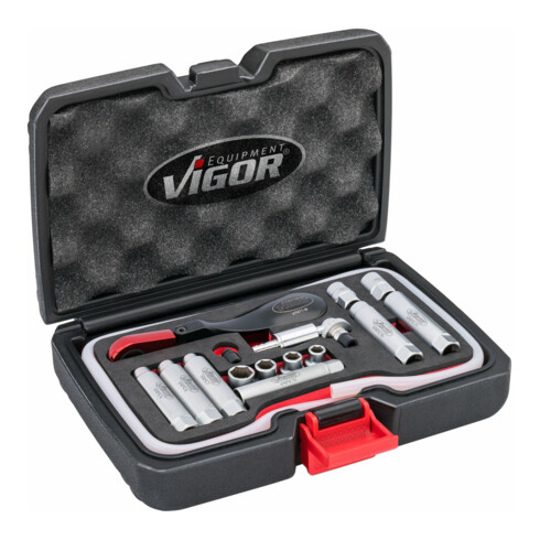 VIGOR Bremsentlüfter Komplett Satz, V7471/17, 17-teilig, 7 – 12 mm