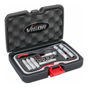 VIGOR Bremsentlüfter Komplett Satz, V7471/17, 17-teilig, 7 – 12 mm