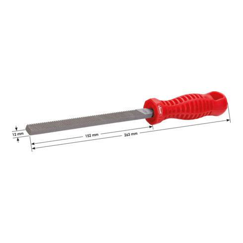 VIGOR Bremssattelfeile V2411 Gesamtlänge: 263 mm