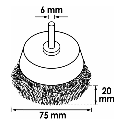 Brosse à tasses VIGOR