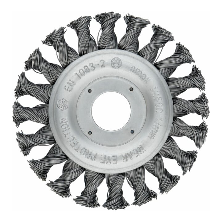 VIGOR Brosse disque tressée pour meuleuse d’angle 115 mm V6804
