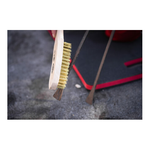 VIGOR Brosse en laiton 4 rangées V6807-4
