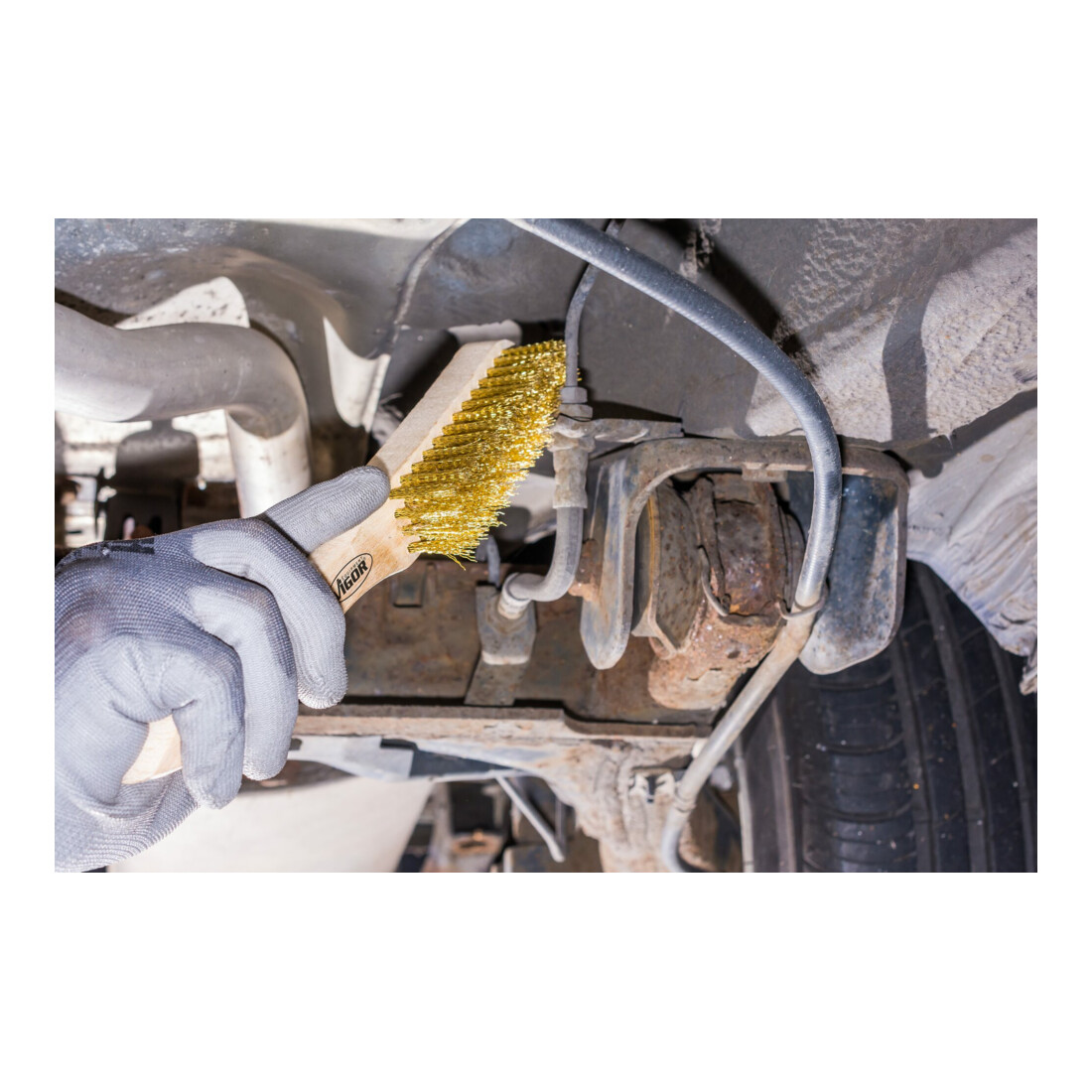 VIGOR Brosse en laiton 4 rangées V6807-4