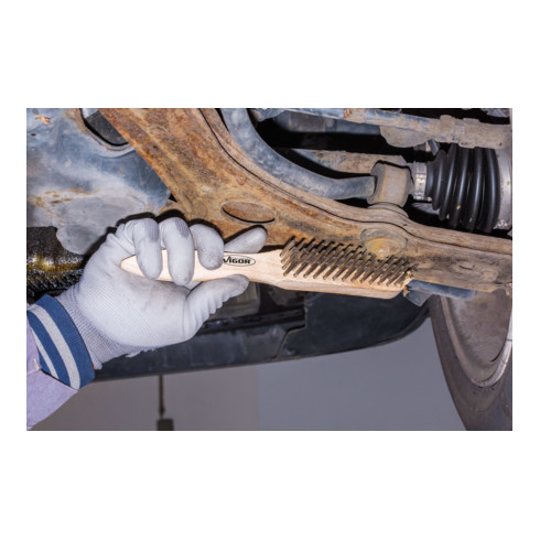VIGOR Brosse en laiton 4 rangées V6807-4