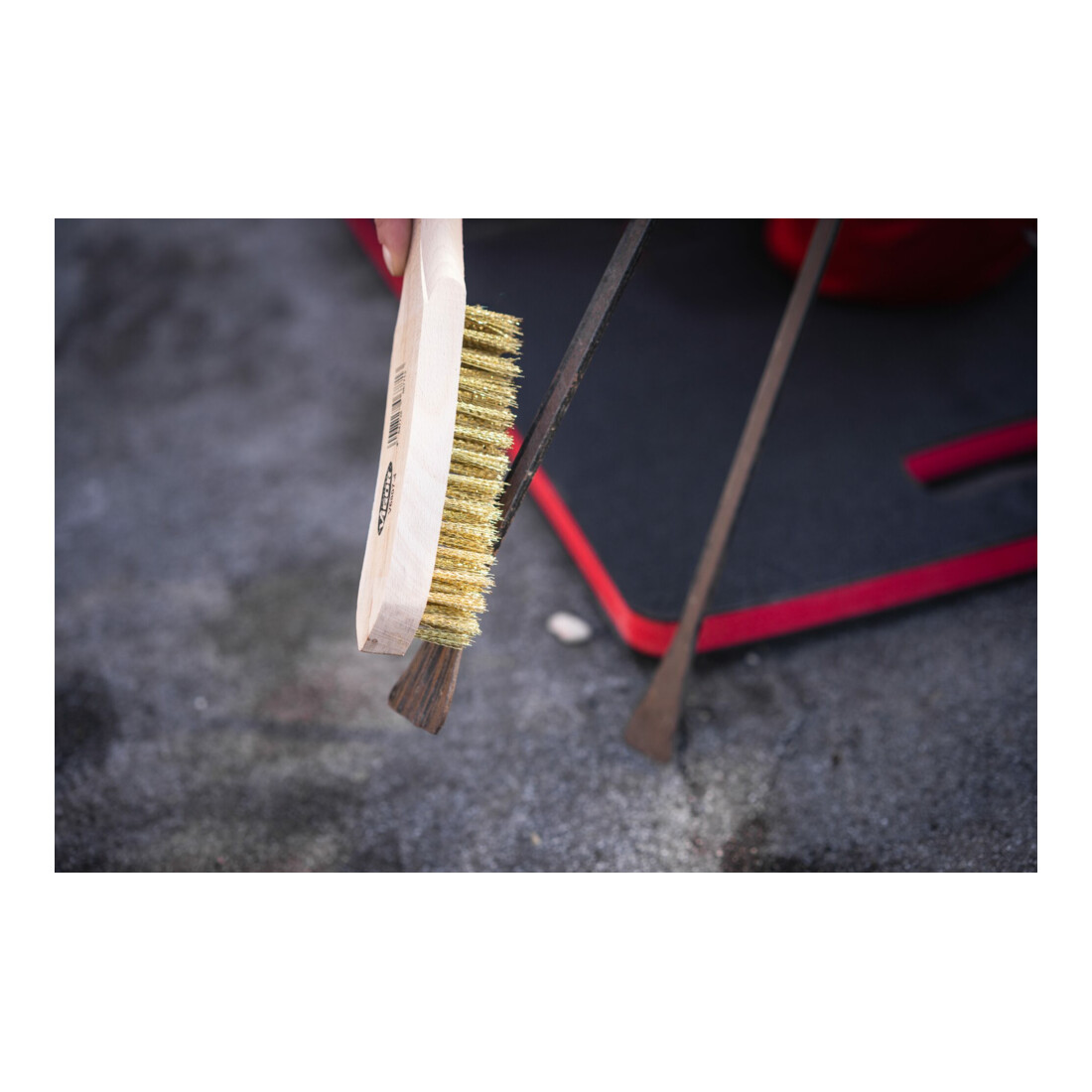 VIGOR Brosse en laiton 4 rangées V6807-4