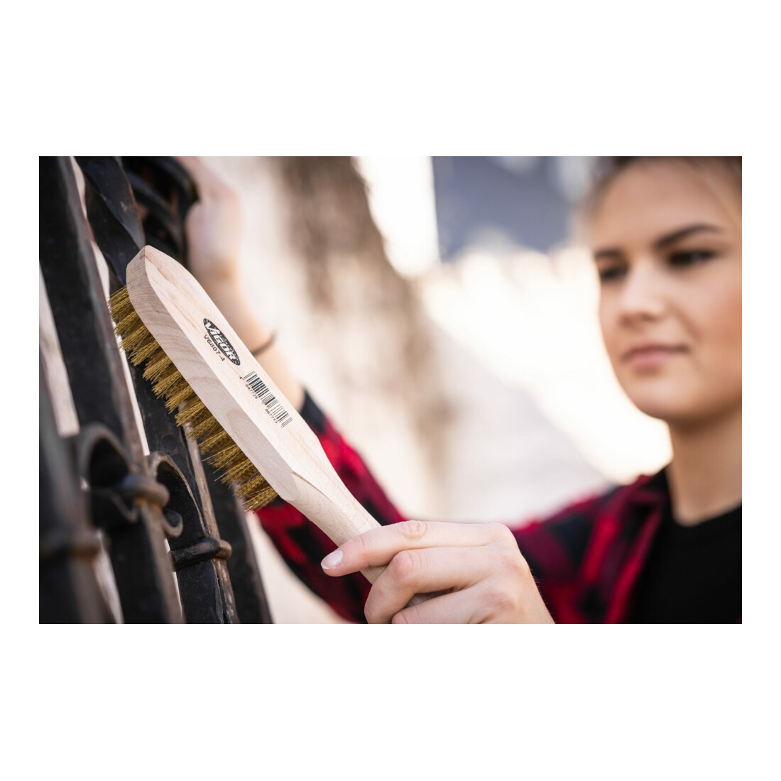 VIGOR Brosse en laiton 4 rangées V6807-4