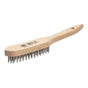 VIGOR Brosse métallique d'acier 4 rangées V6809-4