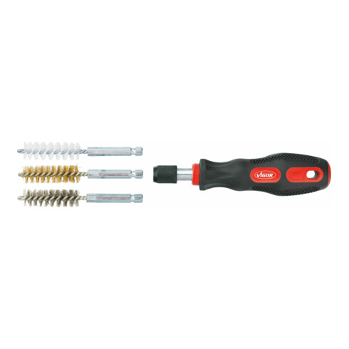 VIGOR Bürsten Satz V4646 38 teilig