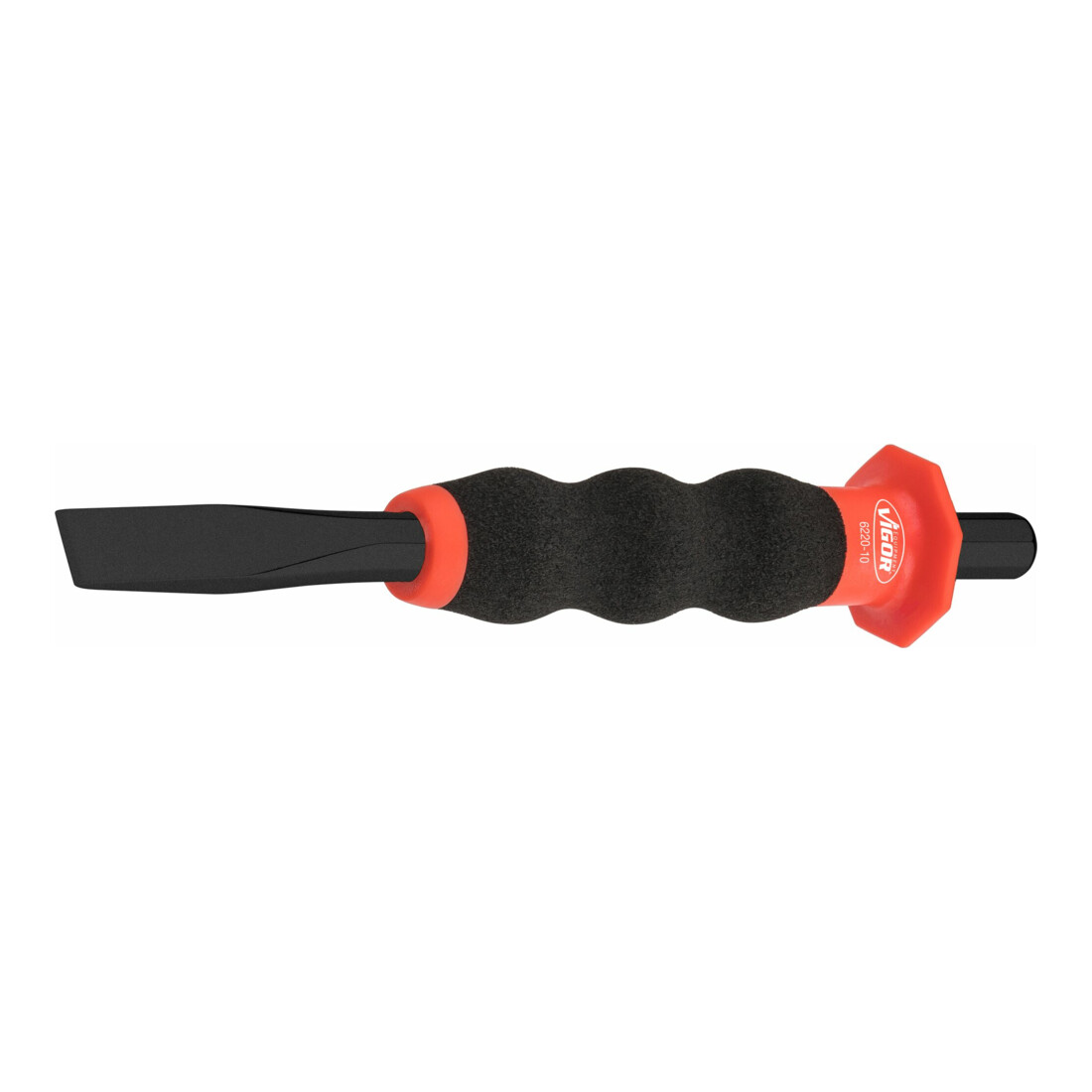 VIGOR Burin plat V6220-10 Longueur totale : 140 mm