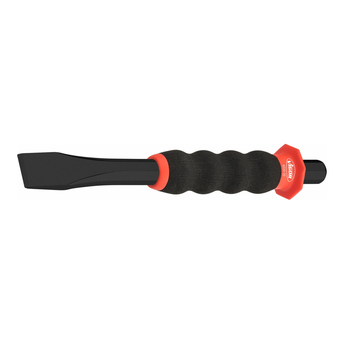 VIGOR Burin plat V6220-20 Longueur totale : 210 mm