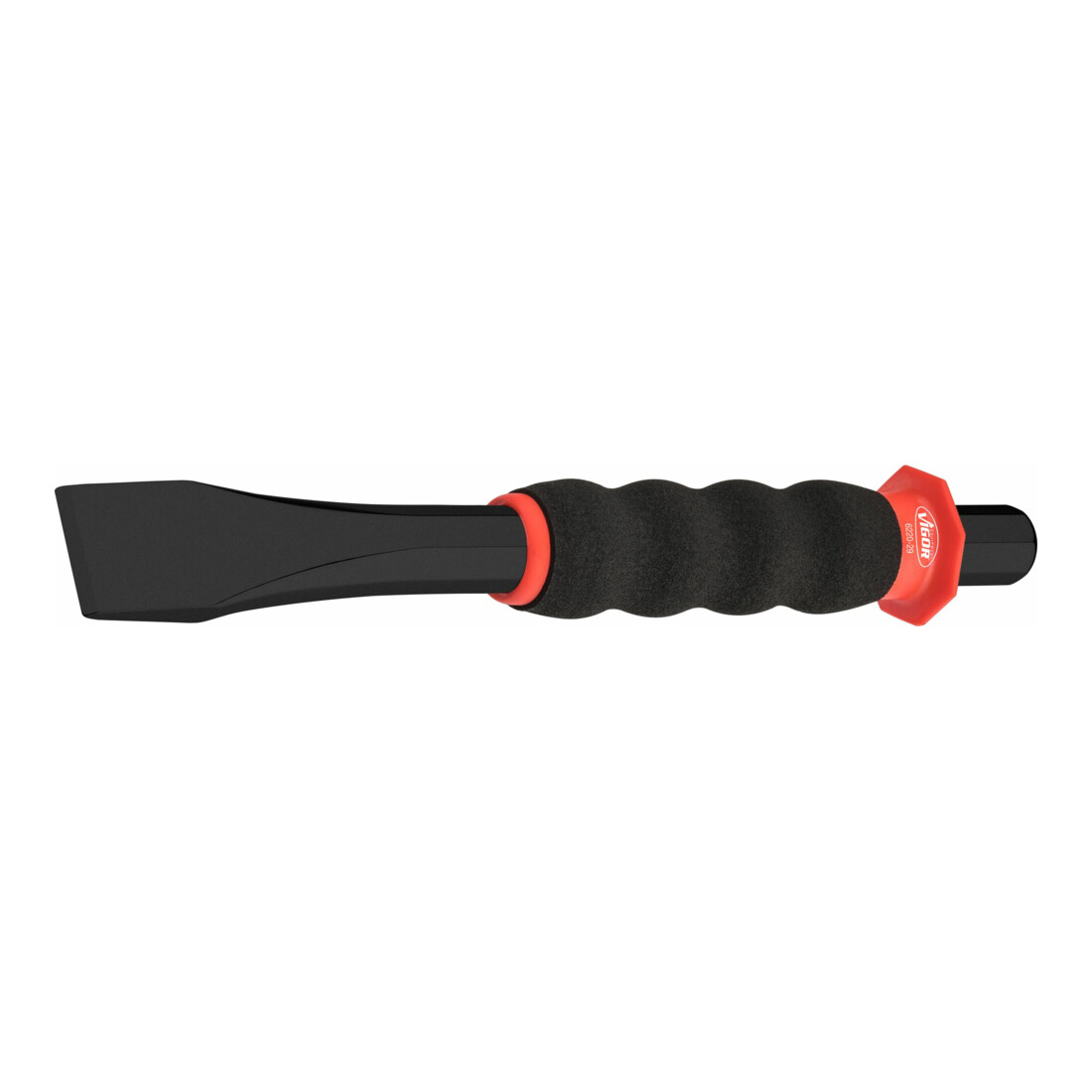 VIGOR Burin plat V6220-29 Longueur totale : 250 mm