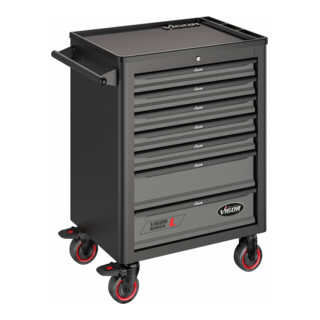 VIGOR Carrello per officina 1000 vuoto nero V1901